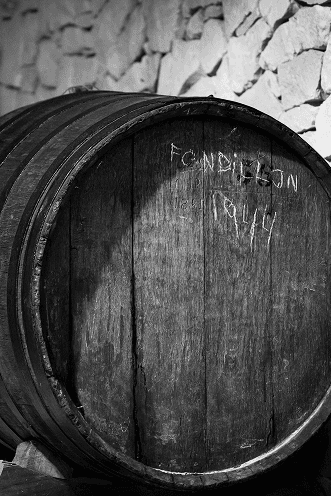 Barril de vinho artesanal